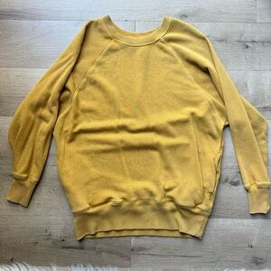 AERIE slouchy raglan dolman sleeve pullover oversized crewneck pockets XS